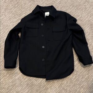 Sandro Black Button-Up Jacket